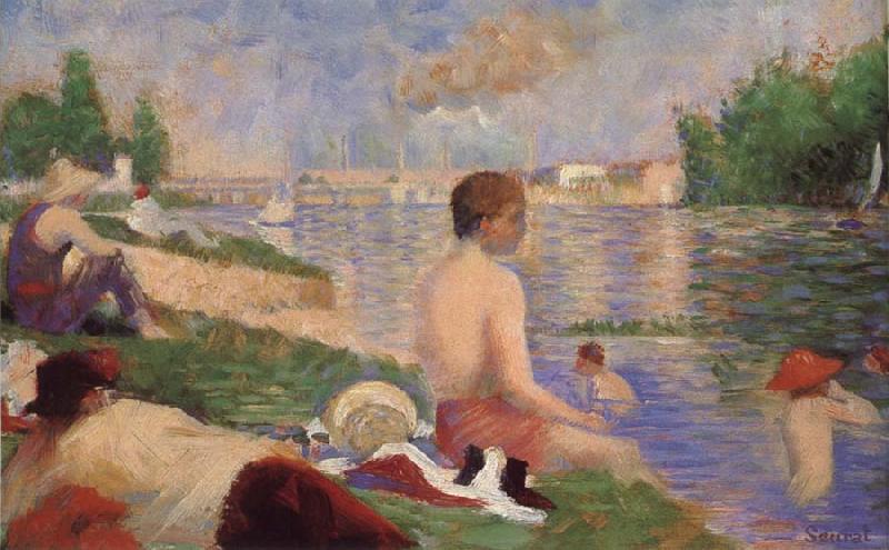 Georges Seurat Bathers